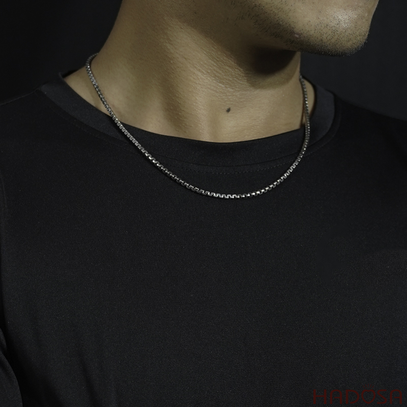 Dây chuyền bạc Thái tròn