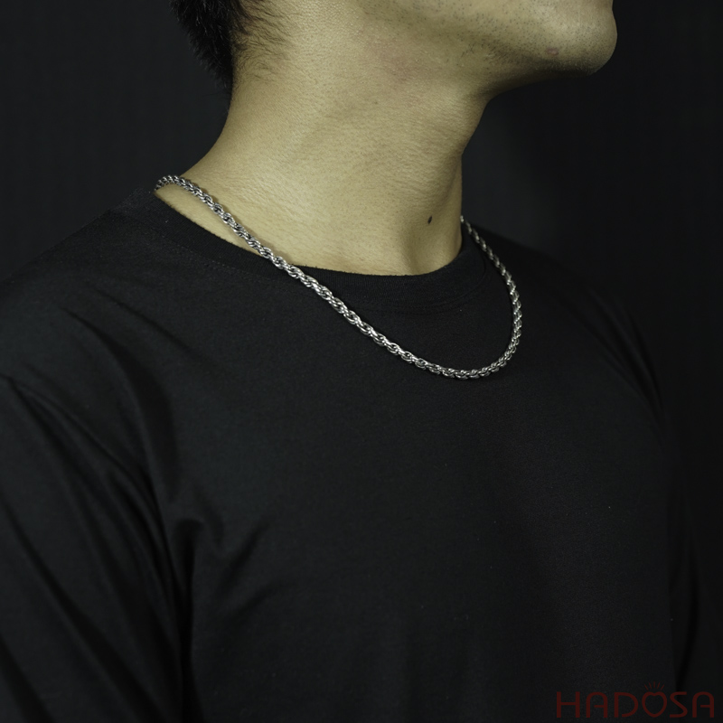 Dây chuyền bạc nam 925