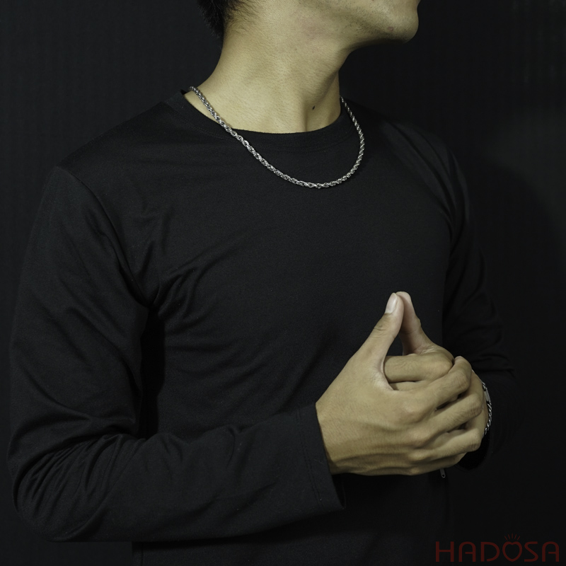 Dây chuyền bạc nam 925