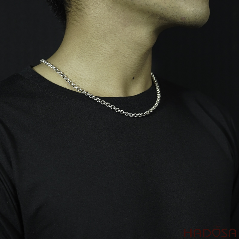 Dây chuyền bạc nam