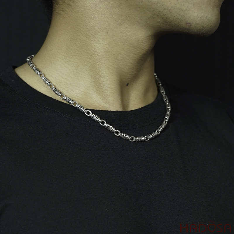 Dây chuyền bạc nam