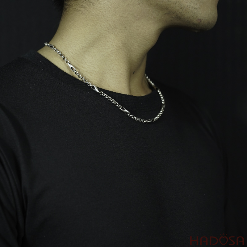 Dây chuyền bạc nam