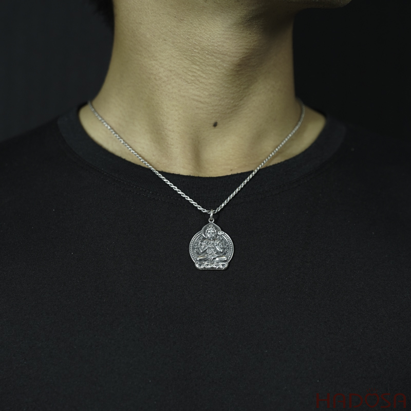 Mặt dây chuyền bạc Phật Đại Thế Chí Bồ Tát (Ngọ)