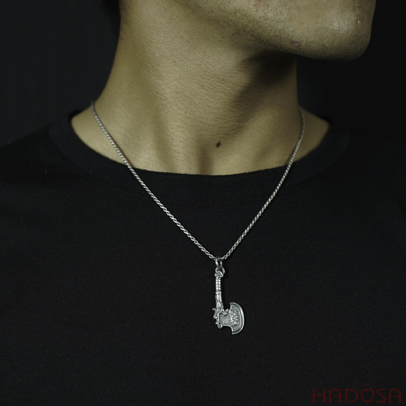 Mặt dây chuyền Rìu Đầu Rồng 42x18mm