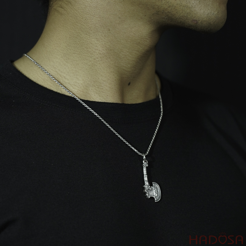 Mặt dây chuyền Rìu Đầu Rồng 42x18mm