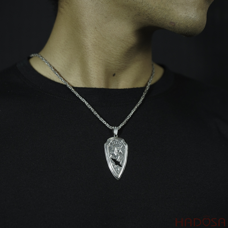 Mặt dây chuyền bạc nam Unicorn