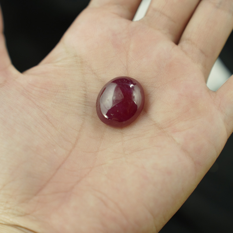 Mặt Ruby Nam Phi 8A (CT)