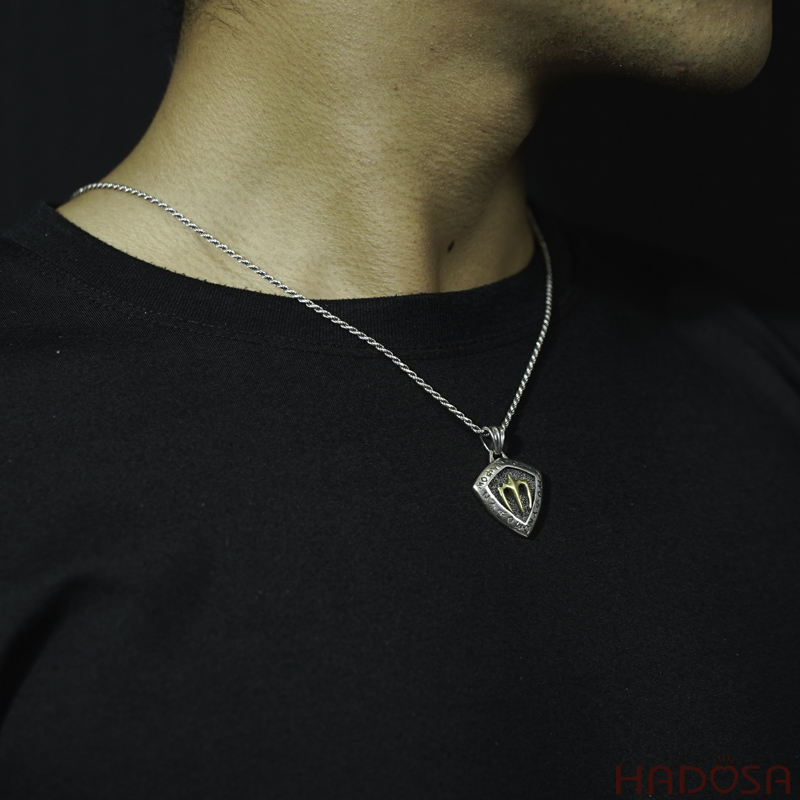 Mặt dây chuyền bạc Monster