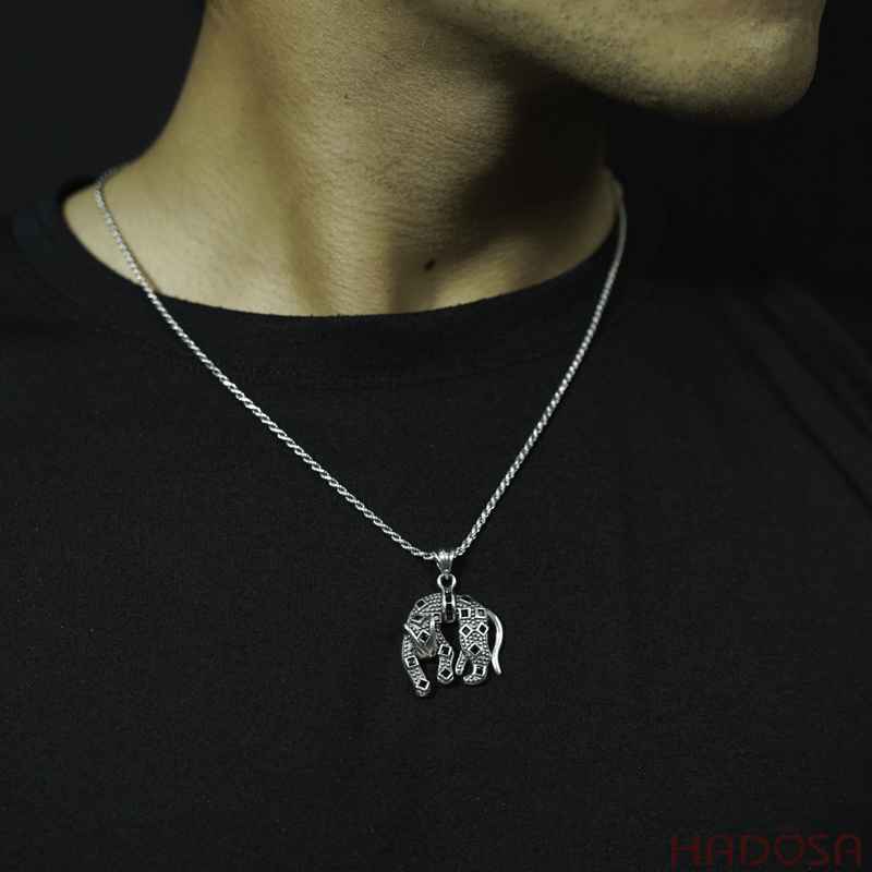 Mặt dây chuyền bạc Thái 26x26mm