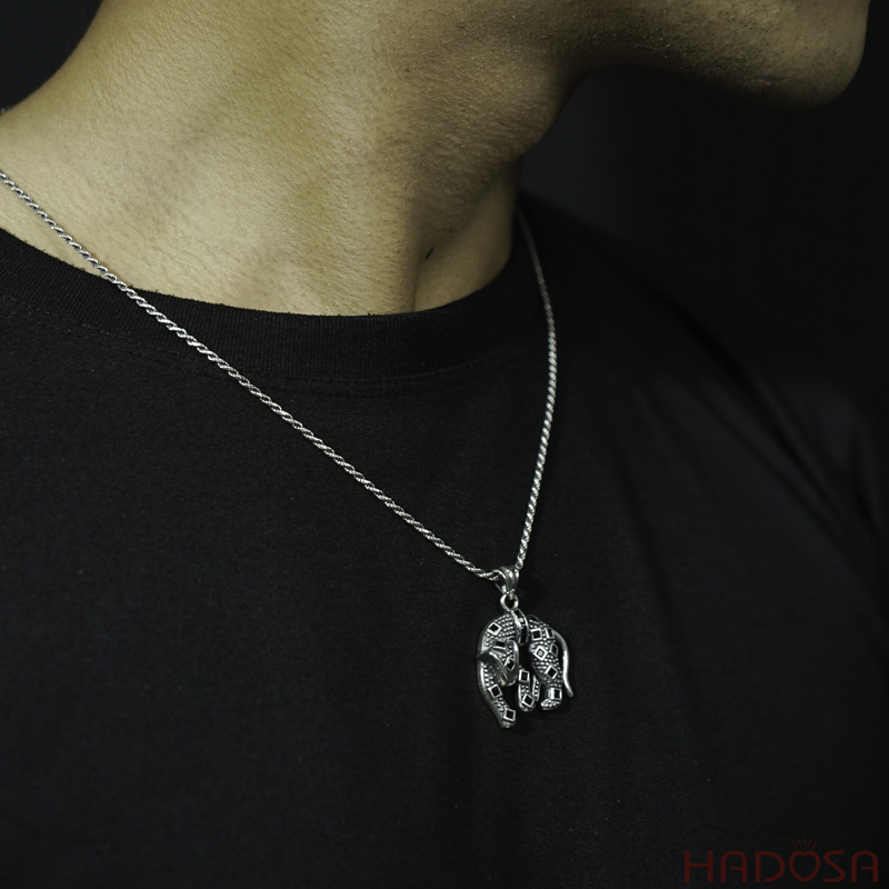 Mặt dây chuyền bạc Thái 26x26mm