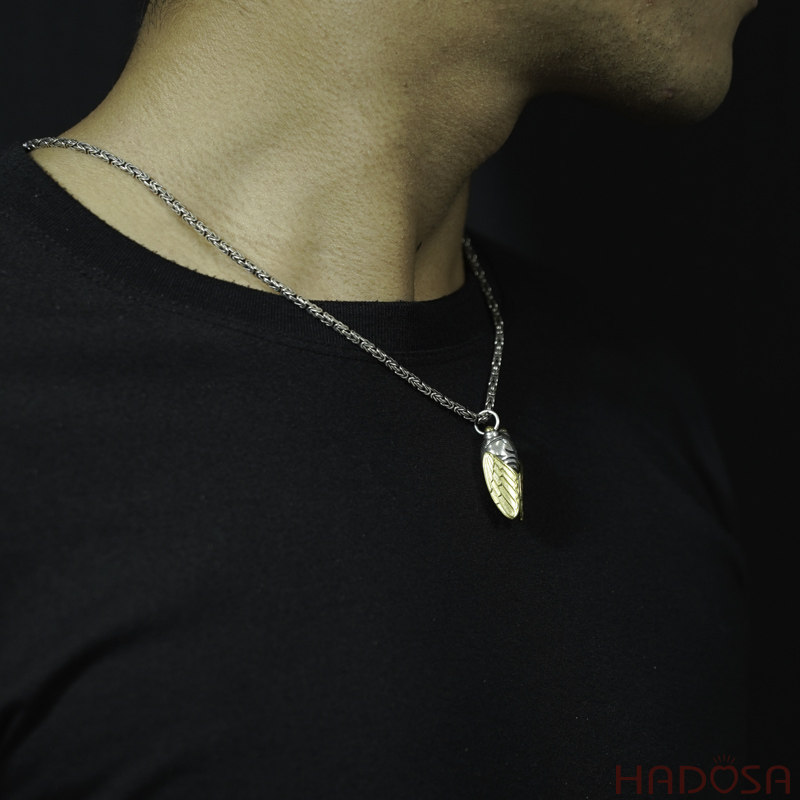 Mặt dây chuyền Ve Sầu bạc Thái