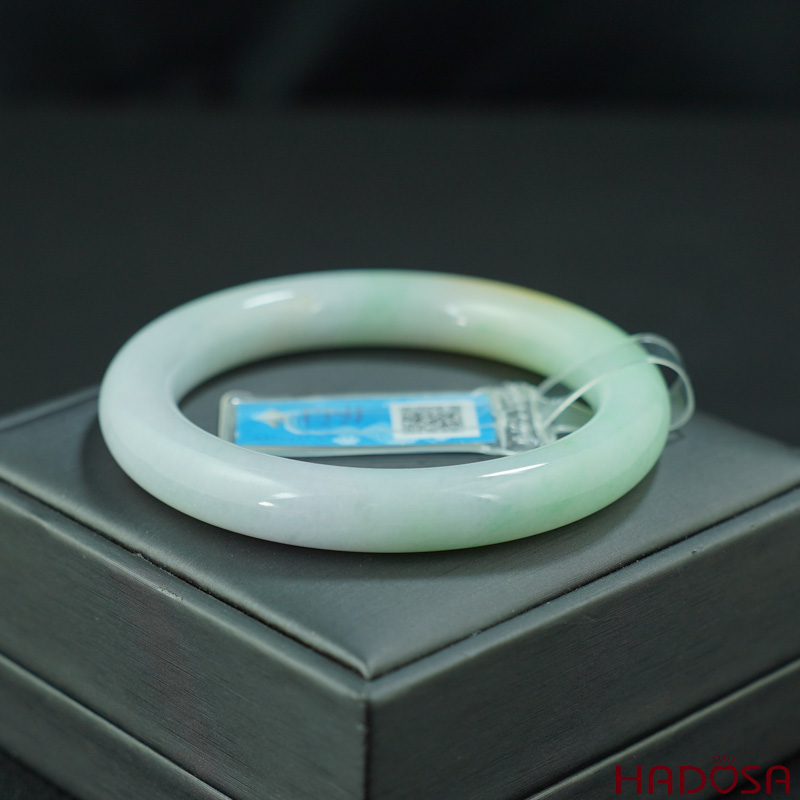 Vòng Ngọc Cẩm Thạch A bản đũa lý môn cẩn huyết ni 55