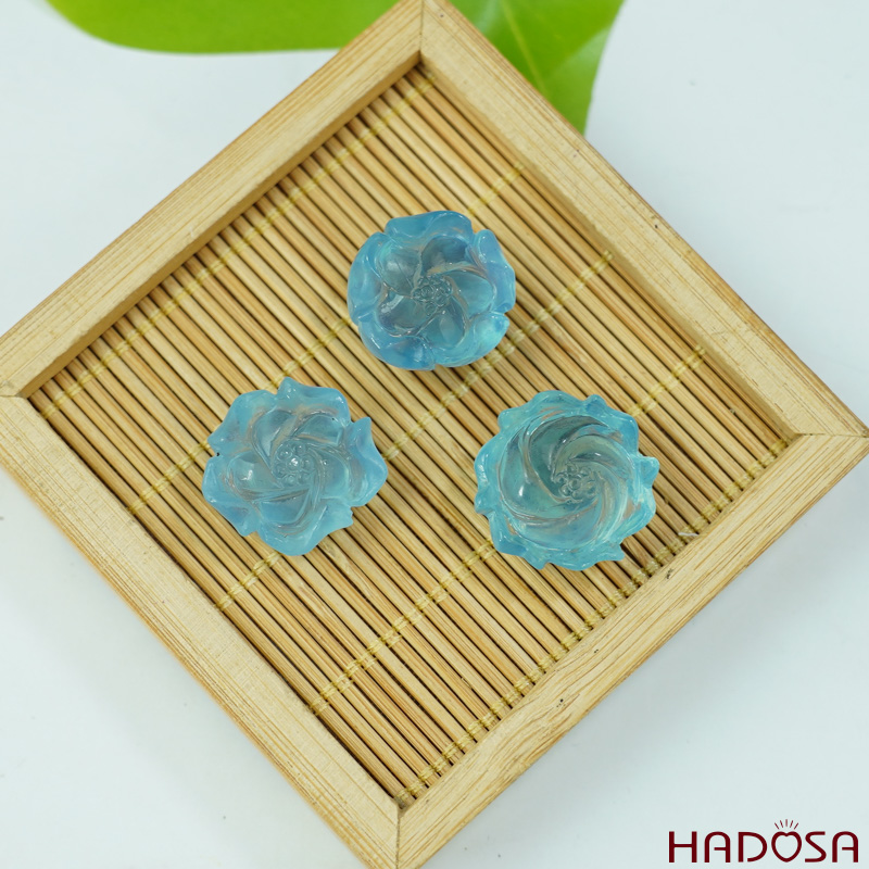 Hoa Mẫu Đơn Aquamarine chuẩn 8A