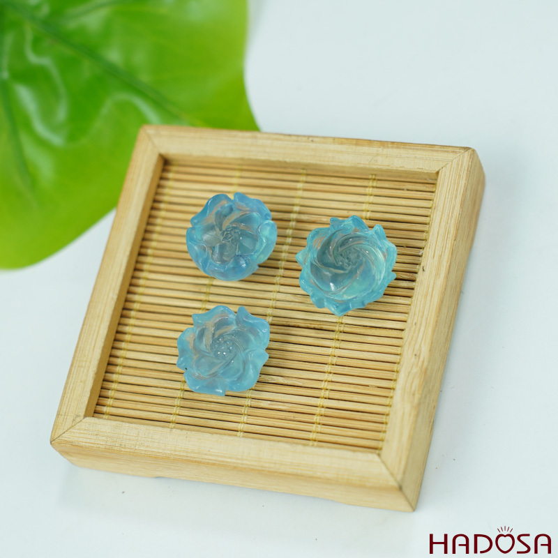 Hoa Mẫu Đơn Aquamarine chuẩn 8A