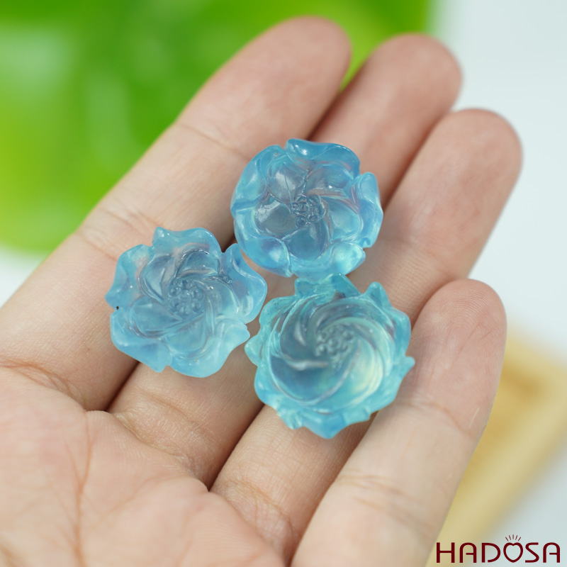 Hoa Mẫu Đơn Aquamarine chuẩn 8A