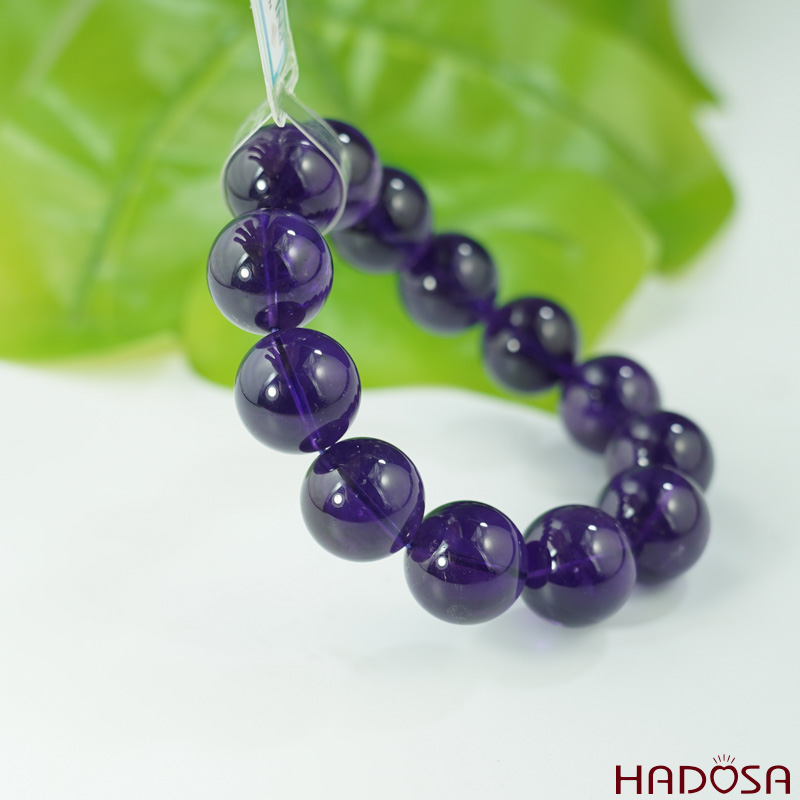 Vòng đá Thạch anh tím 18mm chuẩn 6A