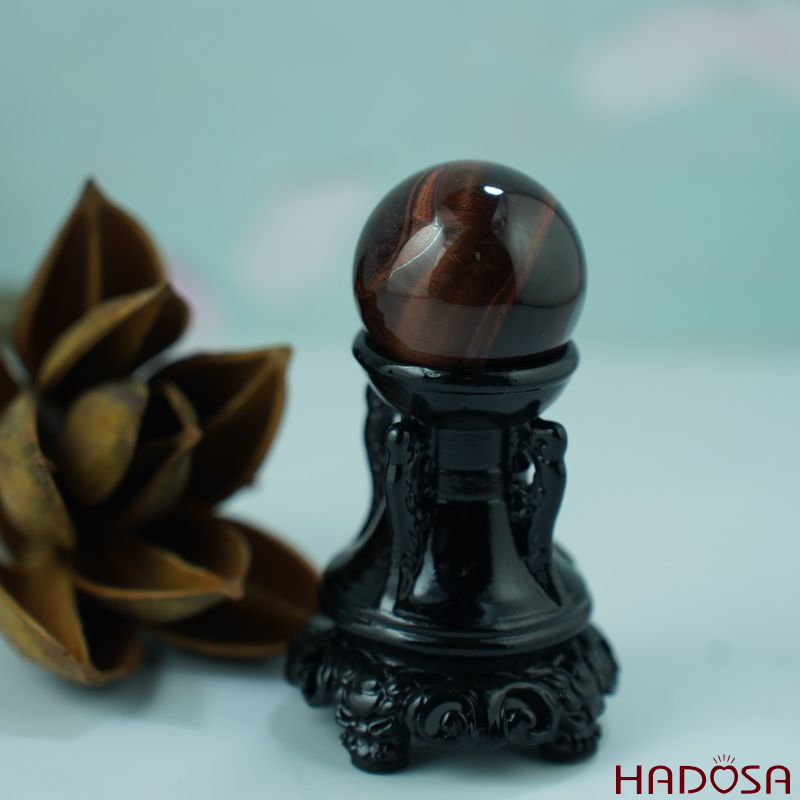 Quả cầu mắt hổ đỏ 3cm