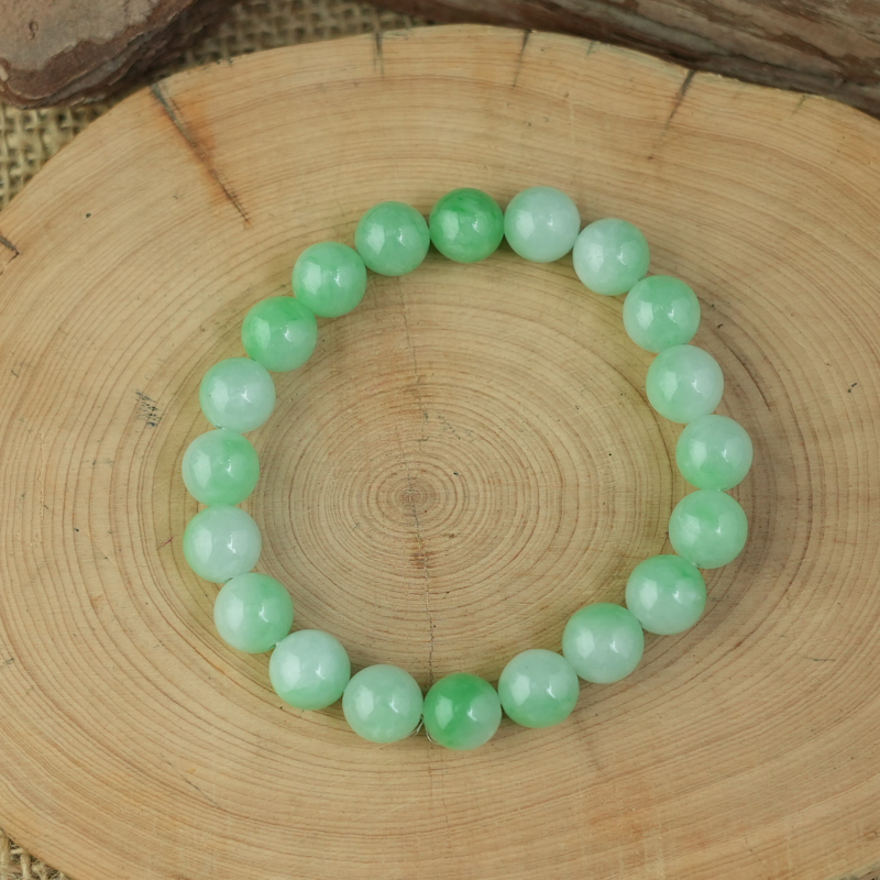 Vòng chuỗi Ngọc Cẩm Thạch xanh ngọc 8mm