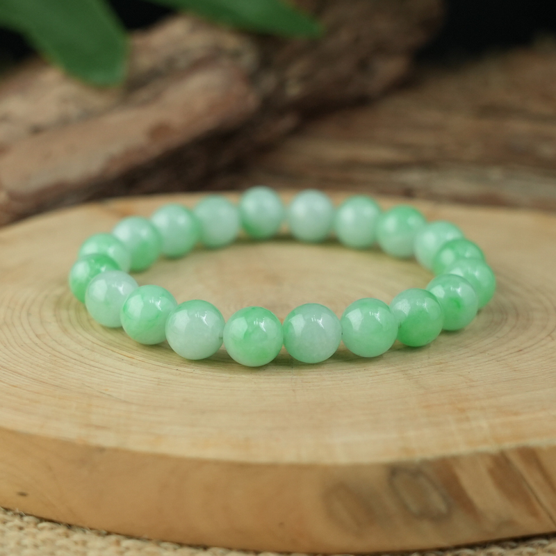 Vòng chuỗi Ngọc Cẩm Thạch xanh ngọc 8mm