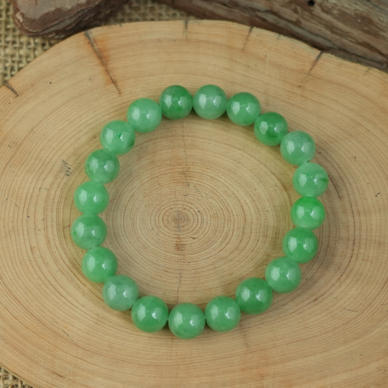 Vòng chuỗi Ngọc Cẩm Thạch xanh ngọc 8mm