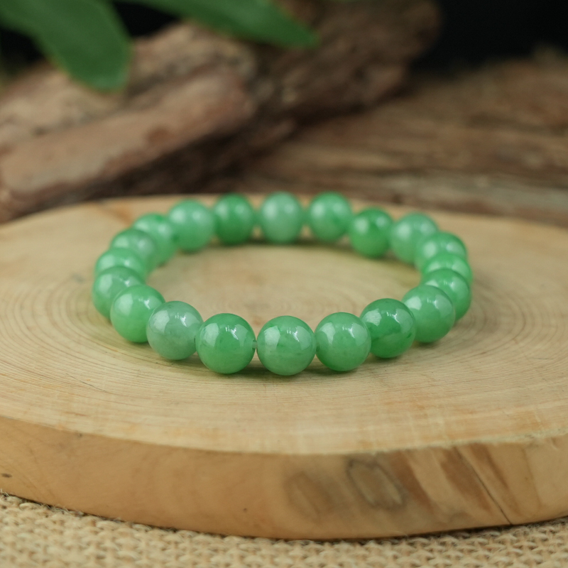 Vòng chuỗi Ngọc Cẩm Thạch xanh ngọc 8mm