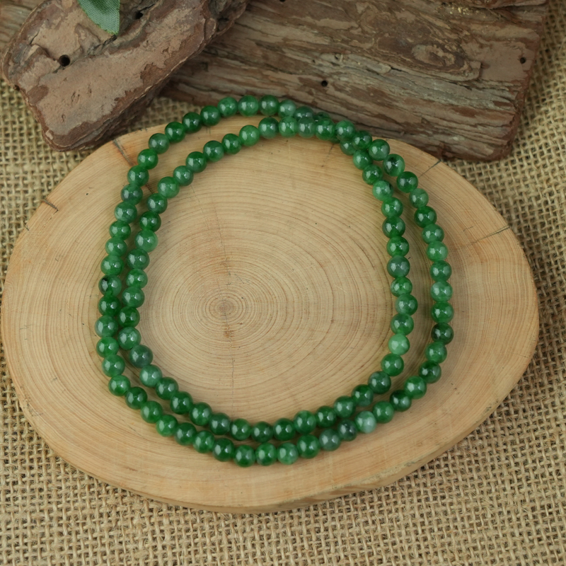 Chuỗi Ngọc cẩm thạch quấn tay size 6mm