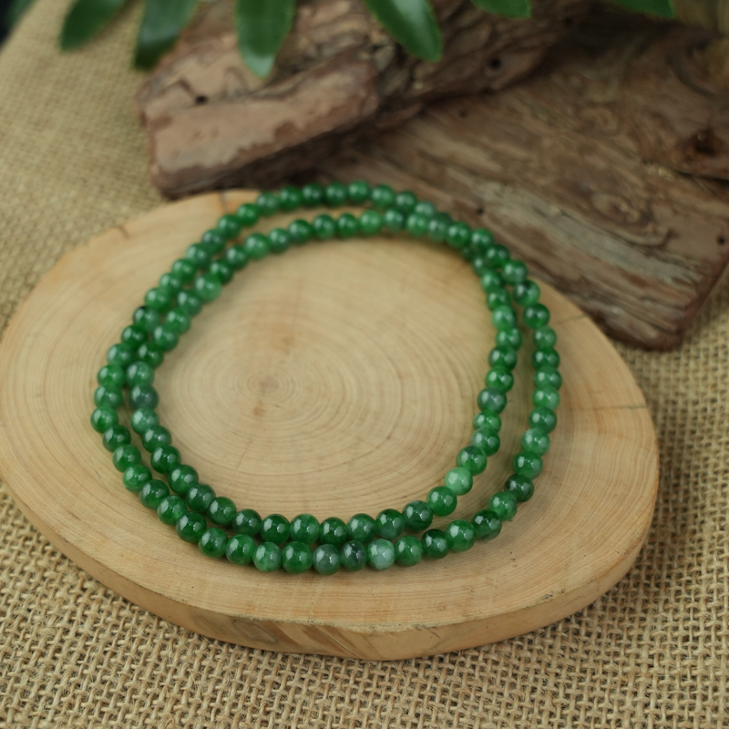 Chuỗi Ngọc cẩm thạch quấn tay size 6mm