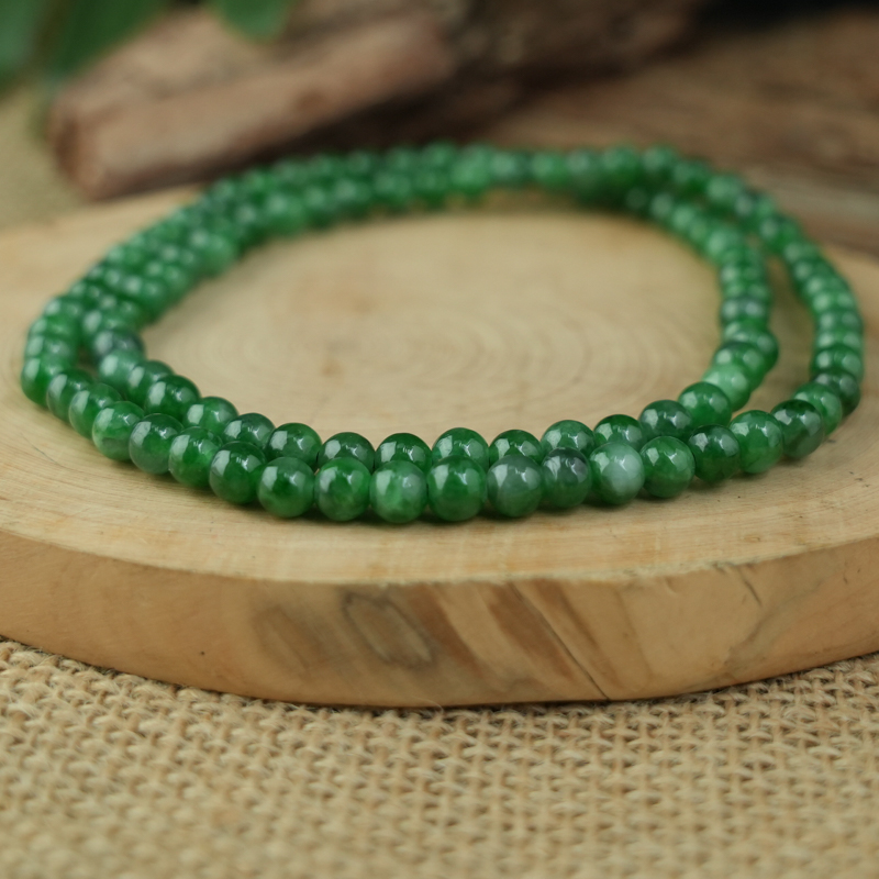 Chuỗi Ngọc cẩm thạch quấn tay size 6mm