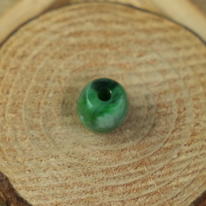 Lu thống Cẩm Thạch xanh đậu hạt bầu 10-12mm