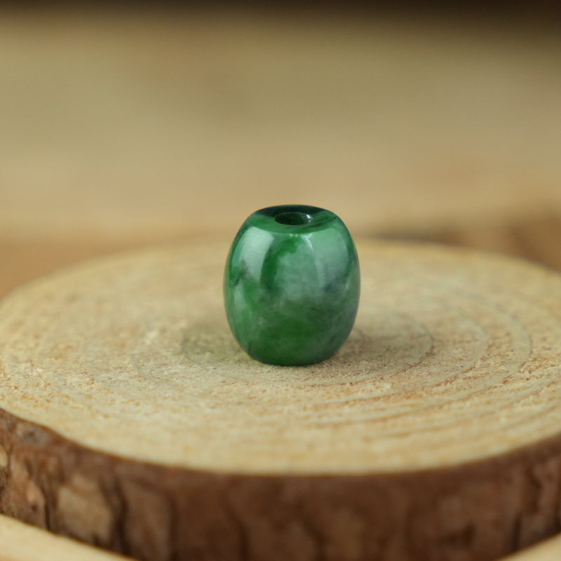 Lu thống Cẩm Thạch xanh đậu hạt bầu 10-12mm