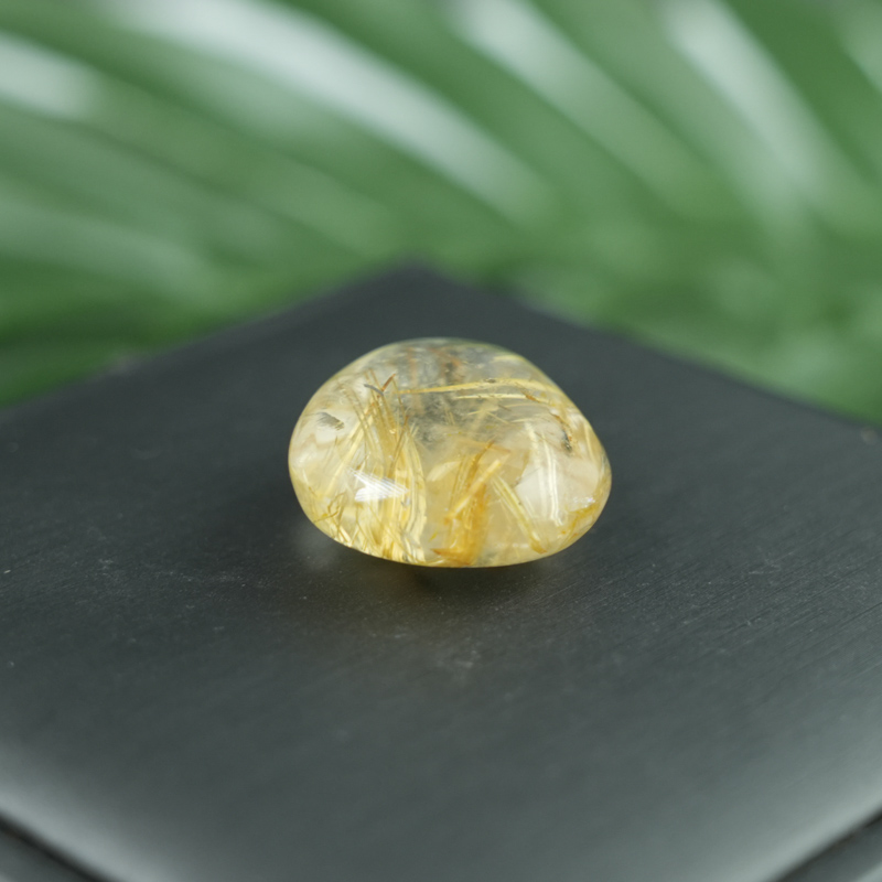 Mặt dây chuyền Thạch anh tóc vàng giọt nước