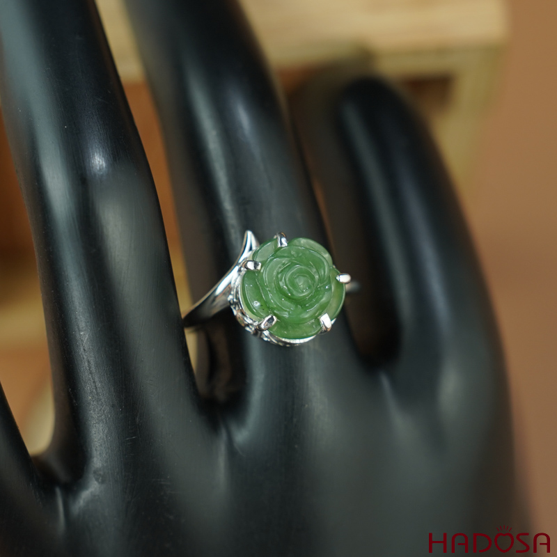 Hoa mẫu đơn Ngọc Bích 10mm 3A