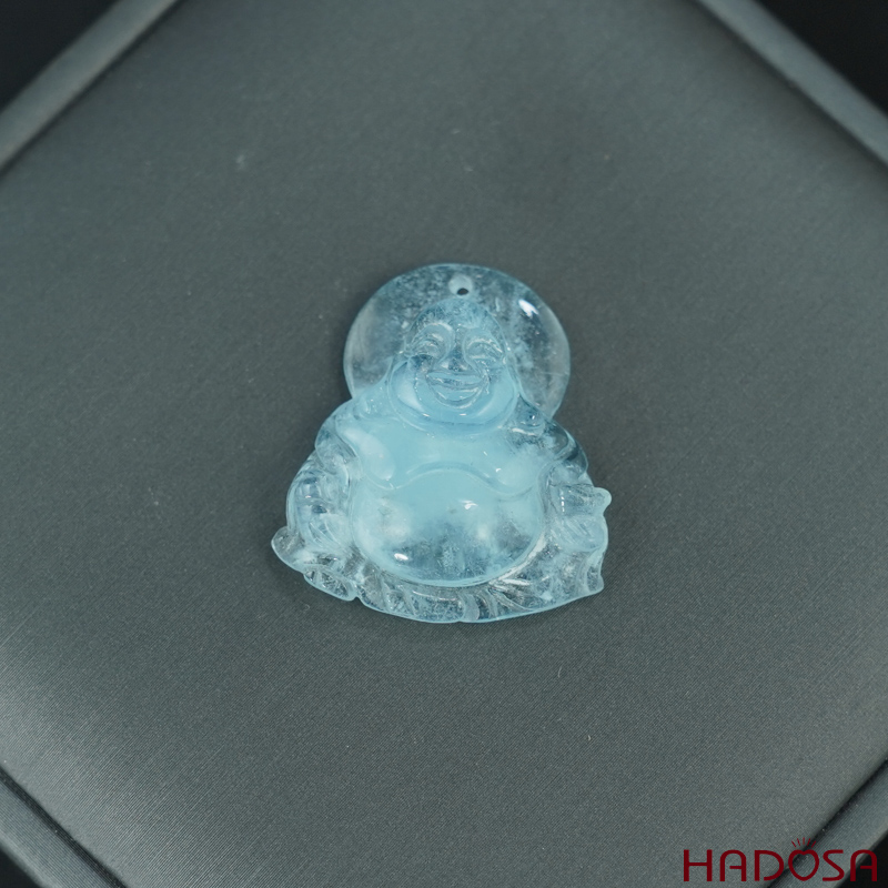 Phật Di Lạc aquamarine 6A