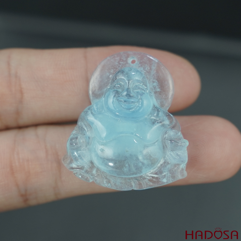 Phật Di Lạc aquamarine 6A