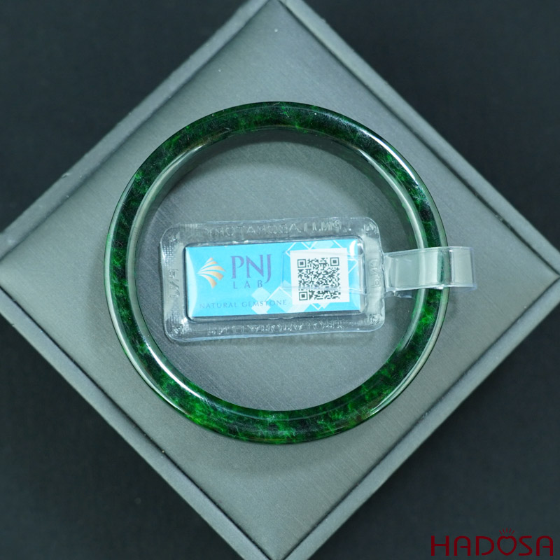 Vòng Ngọc Cẩm Thạch sơn thủy bản vuông ni 54