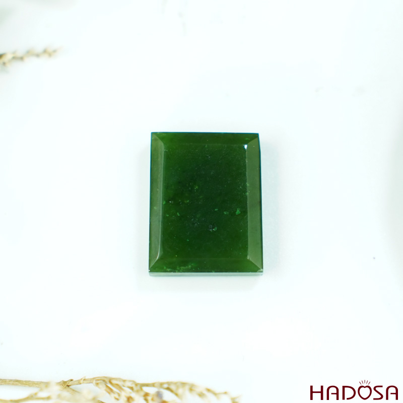 Mặt Ngọc Bích chữ nhật 11*15mm cao cấp