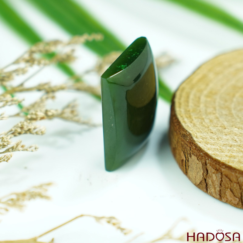 Mặt Vô Sự Bài Ngọc Bích 21*26mm cao cấp