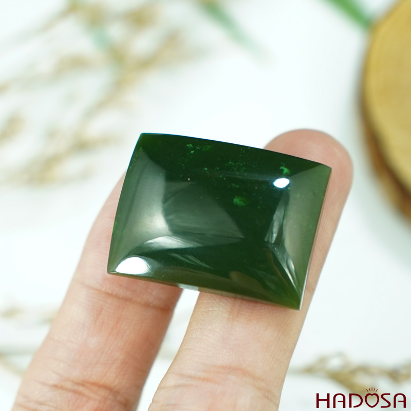 Mặt Vô Sự Bài Ngọc Bích 21*26mm cao cấp