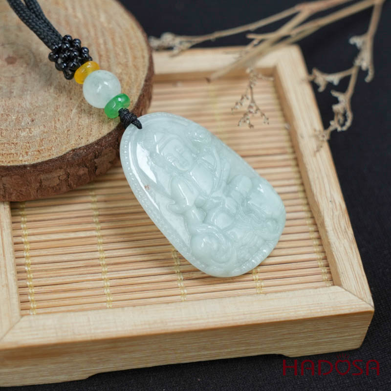 Mặt Ngọc Cẩm Thạch A Phổ Hiền Bồ Tát (Thìn, Tỵ) 38mm