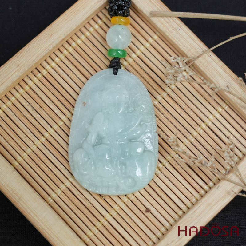 Mặt Ngọc Cẩm Thạch A Phổ Hiền Bồ Tát (Thìn, Tỵ) 38mm