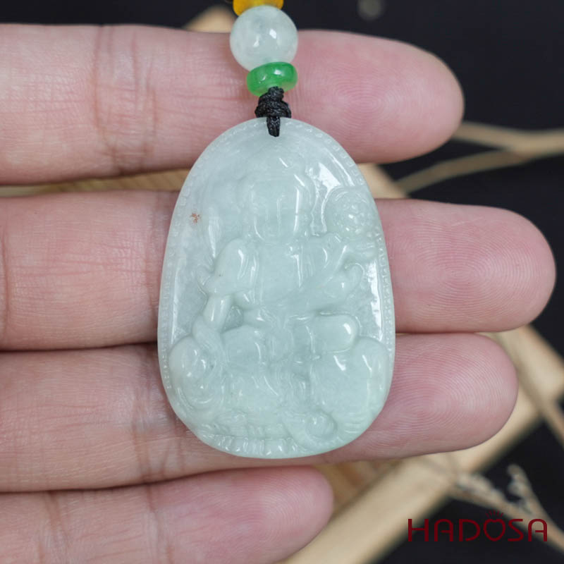 Mặt Ngọc Cẩm Thạch A Phổ Hiền Bồ Tát (Thìn, Tỵ) 38mm