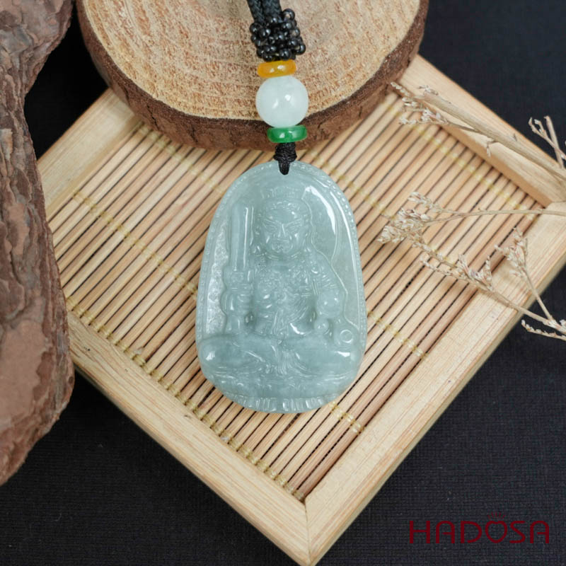 Mặt Ngọc Cẩm Thạch A Phật Bất Động Minh Vương (Dậu) 38mm