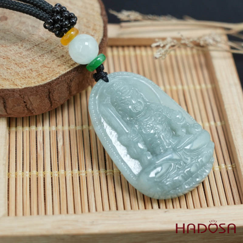 Mặt Ngọc Cẩm Thạch A Phật Bất Động Minh Vương (Dậu) 38mm