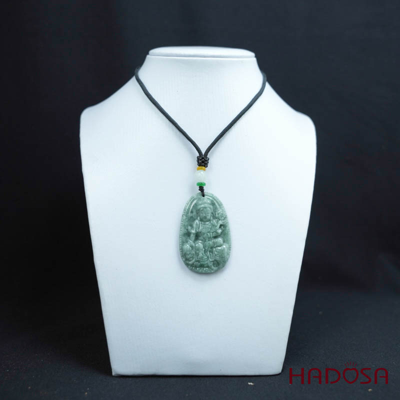 Mặt Ngọc Cẩm Thạch A Phổ Hiền Bồ Tát (Thìn, Tỵ) 50mm