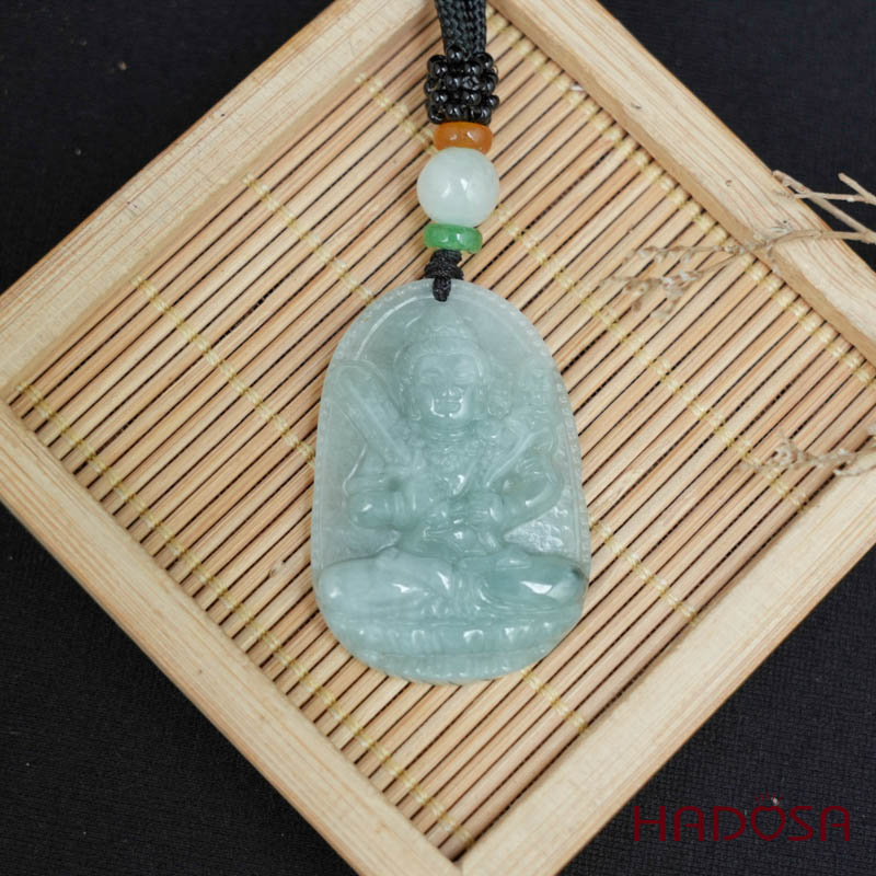 Mặt Ngọc Cẩm Thạch A Hư Không Tạng Bồ Tát (Sửu, Dần) 38mm