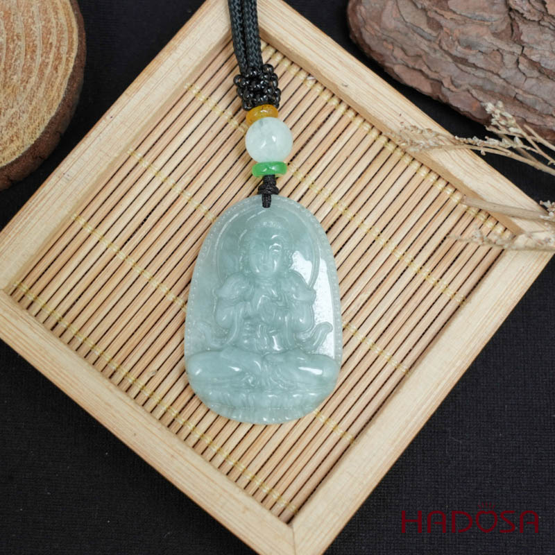 Mặt Ngọc Cẩm Thạch A Như Lại Đại Nhật ( Mùi, Thân) 38mm