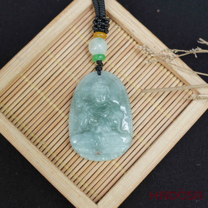 Mặt Ngọc Cẩm Thạch A Đại Thế Chí Bồ Tát (Ngọ) 38mm