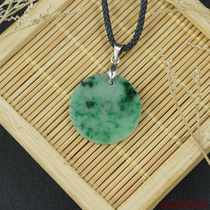 Mặt Ngọc Cẩm Thạch tròn 23mm