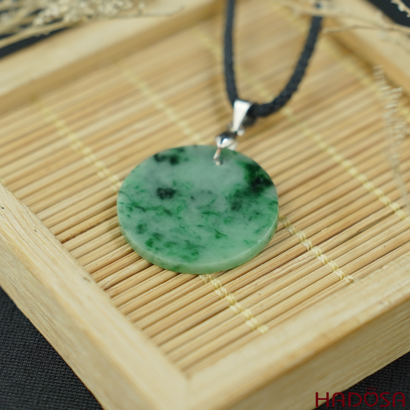 Mặt Ngọc Cẩm Thạch tròn 23mm