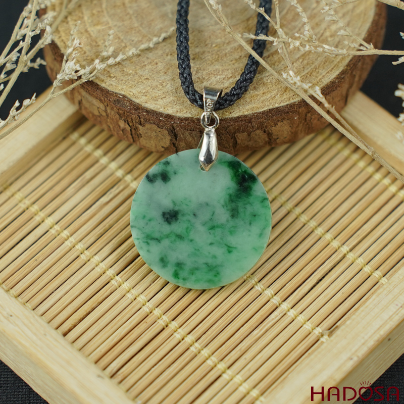 Mặt Ngọc Cẩm Thạch tròn 23mm HADOSA